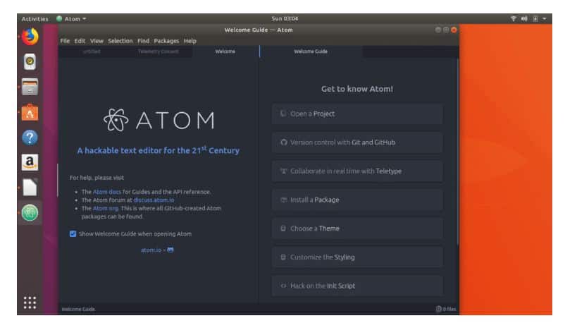 Atom for Ubuntu
