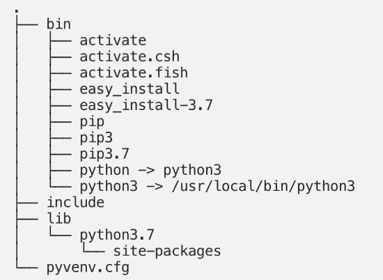 Python venv Linux structure and working
