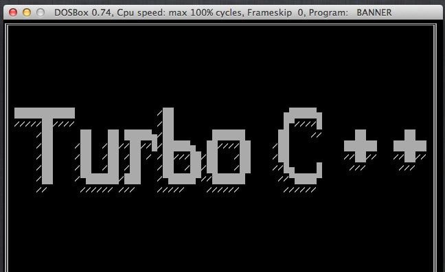 Turbo C++ IDE Features