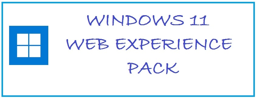 Windows Web Experience Pack for Windows 11 Download