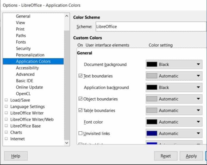 How To Enable LibreOffice Dark Mode in Windows 11, 10