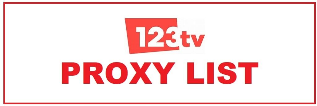 123TV Proxy Sites Unblocked